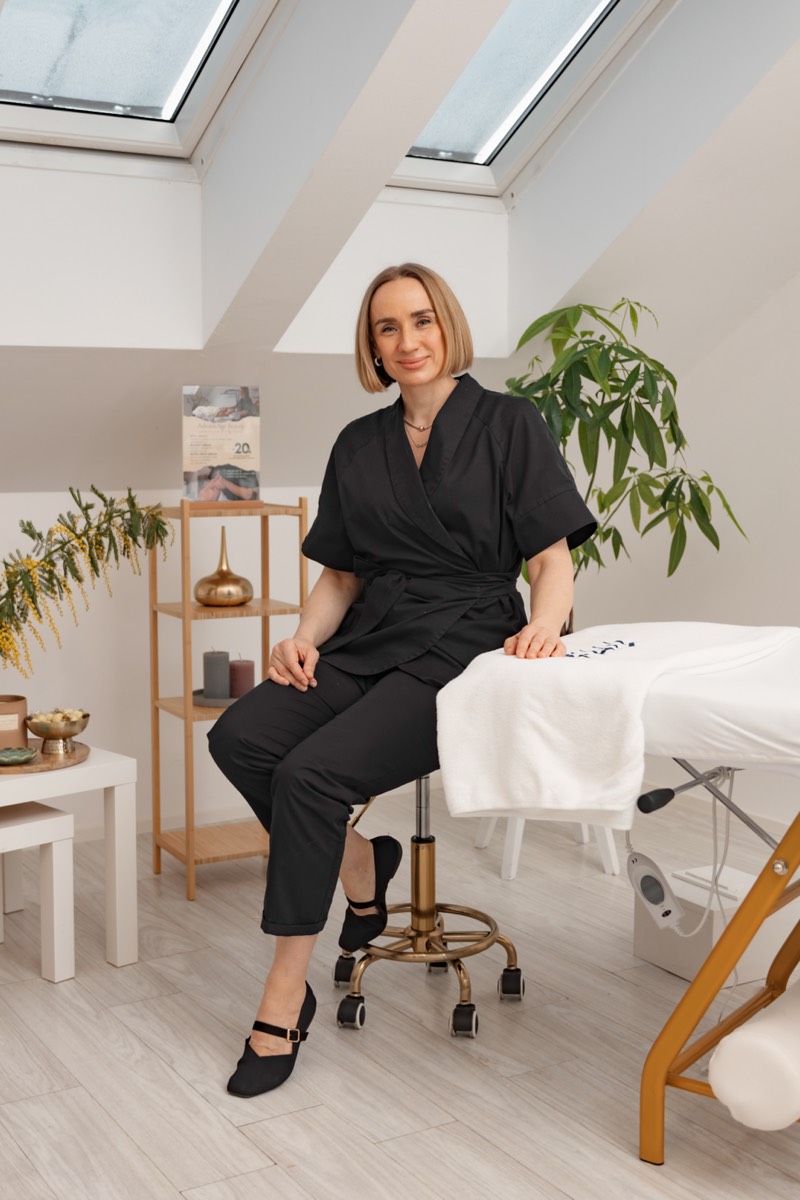Olena Chebotarenko — kozmetičarka v Ljubljani